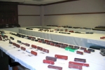 Early photo of model display room